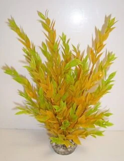 Décoration Plante En Plastique Buisson - Jaune