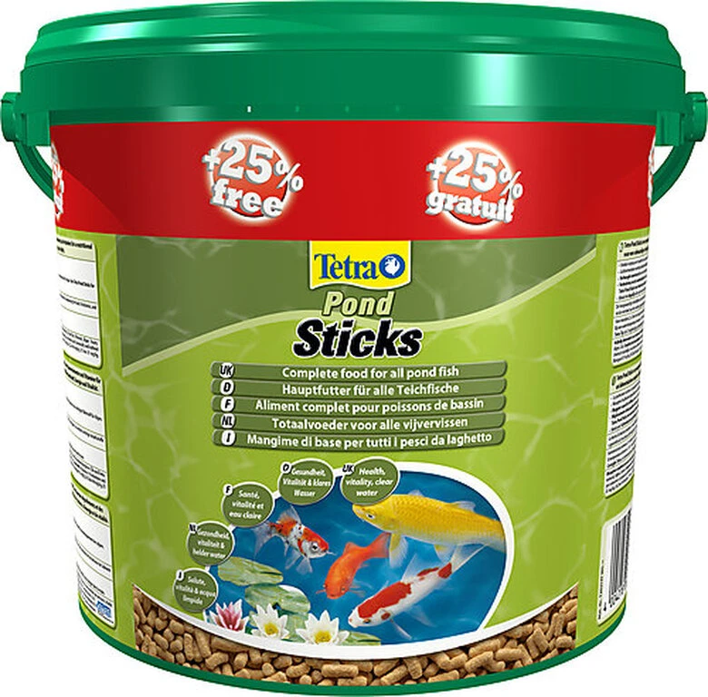 Tetra - Aliment Complet Pond Sticks En Seau Pour Poisson De Bassin - 4L+25% 3 Tetra - Aliment Complet Pond Sticks En Seau Pour Poisson De Bassin - 4L+25%