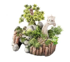 Décoration China Garden Pour Aquarium