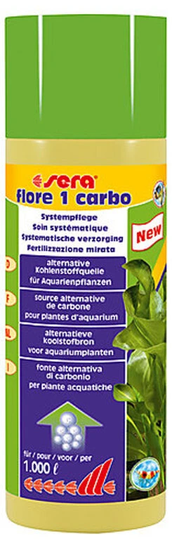 Sera - Soin Source De Carbone Flore 1 Carbo Pour Plantes D'Aquarium - 250ml