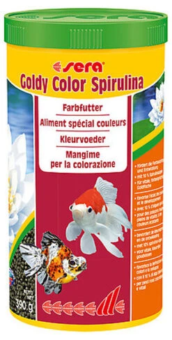 Sera - Aliments Spécial Couleurs Goldy Color Spirulina Pour Poissons Rouges - 1L