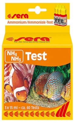 Sera - Test Ammonium Et Ammoniaque NH4/NH3 Test Pour Aquarium - 3x15ml