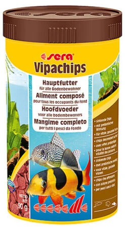 Sera - Aliments Vipachips Pour Poissons Du Fond - 250ml