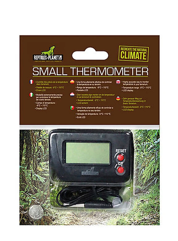 Reptiles Planet - Thermomètre Digital Small Thermometer Pour Terrarium 3 Reptiles Planet - Thermomètre Digital Small Thermometer Pour Terrarium