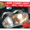 Zoomed - Support De Lampe Double Mini Dôme Profond Mini Combo Deep Dome LF-19E Pour Terrarium - 2x100W 2 Zoomed - Support De Lampe Double Mini Dôme Profond Mini Combo Deep Dome LF-19E Pour Terrarium - 2x100W -Magasin De Fournitures Pour Animaux De Compagnie 21025