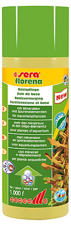 Sera - Soin De Base Avec Minéraux Et Des Oligo-éléments Florena Pour Plantes D'Aquarium - 250ml