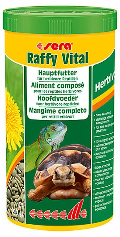 Sera - Aliments Composé Raffy Vital Pour Tortues Terrestres Et Reptiles Herbivores - 1L 3 Sera - Aliments Composé Raffy Vital Pour Tortues Terrestres Et Reptiles Herbivores - 1L