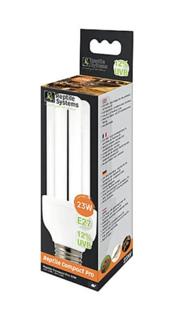 Reptile Systems - Lampe Compact Pro 12% UVB E27 Pour Reptiles - 23W