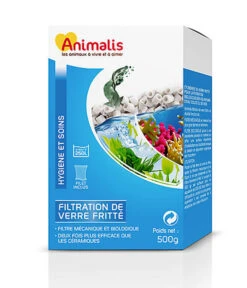 Animalis - Filtration De Verre Fritté Pour Aquarium - 500g