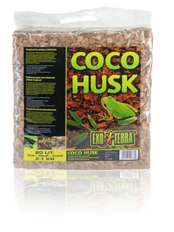 Exo Terra - Coco Husk Substrat Pour Terrarium - 20L
