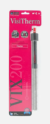 Aquarium Systems - Chauffage VisiTherm VTX Pour Aquarium 100L à 200L - 200W