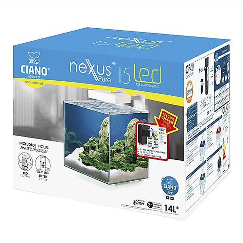 Ciano - Aquarium Nexus LED 15 - Blanc 4 Ciano - Aquarium Nexus LED 15 - Blanc – Image 2