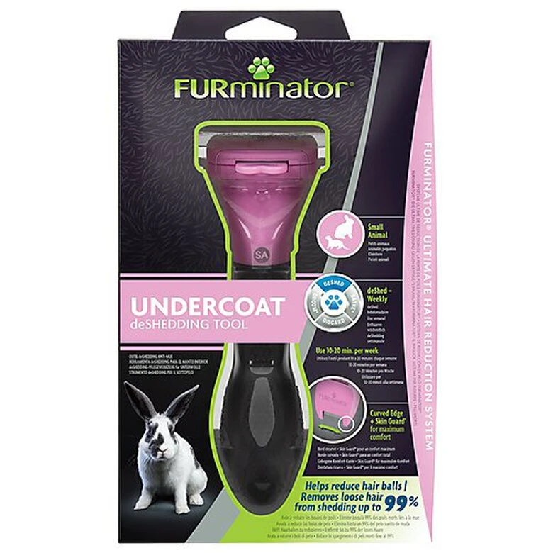 Furminator - Brosse Undercoat DeShedding Pour Le Sous-poil Des Petits Animaux 3 Furminator - Brosse Undercoat DeShedding Pour Le Sous-poil Des Petits Animaux
