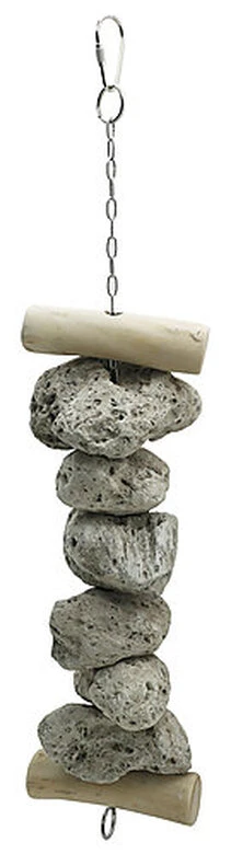 United Bird - Jouet à Suspendre Pierre Ponce Pour Oiseaux - 50cm