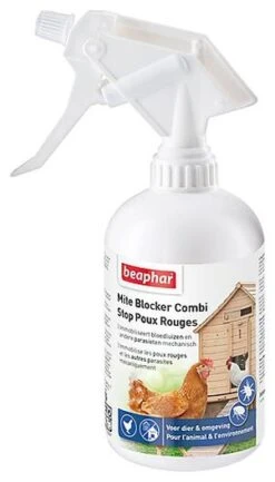 Beaphar - Spray Stop Poux Rouges Pour Environnement Et Animaux - 500ml