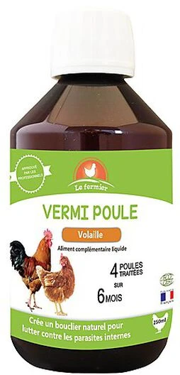 Le Fermier - Aliment Complémentaire Vermi Poule Pour Basse Cour - 250ml 3 Le Fermier - Aliment Complémentaire Vermi Poule Pour Basse Cour - 250ml