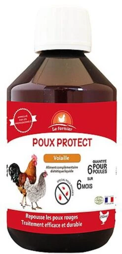 Le Fermier - Aliment Complémentaire Poux Protect Pour Basse Cour - 250ml
