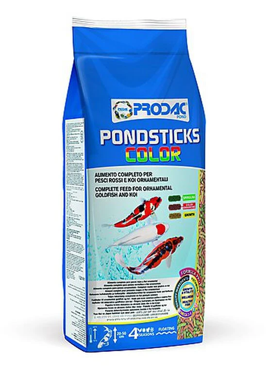 Prodac - Aliment Complet Pondsticks Color Pour Poissons De Bassin - 32L