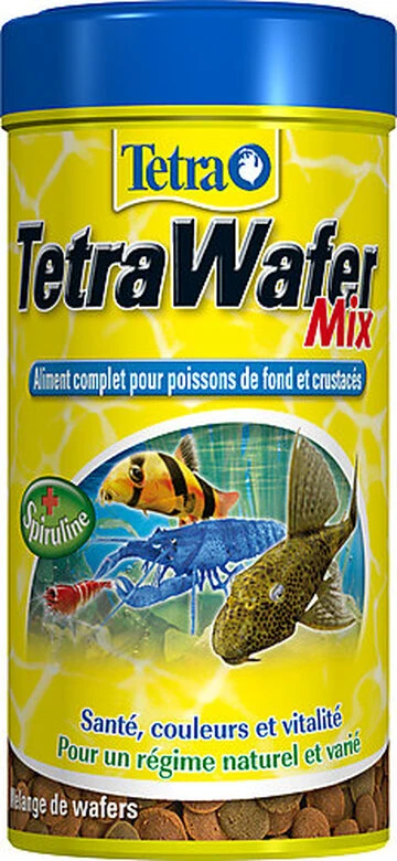 Tetra - Aliment Complet TetraWafer Mix Pour Crustacés - 250ml 3 Tetra - Aliment Complet TetraWafer Mix Pour Crustacés - 250ml