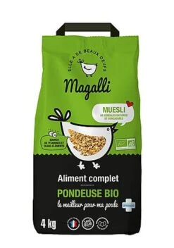 Magalli - Aliment Complet Pondeuse Bio Pour Basse-cour - 4Kg