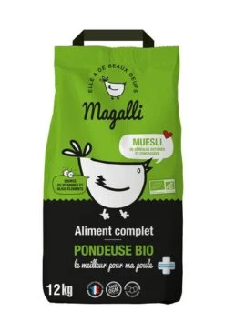 Magalli - Aliment Complet Pondeuse Bio Pour Basse-cour - 12Kg