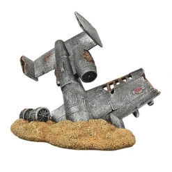 Terradel - Décoration Epave D'Avion Désert Pour Aquarium