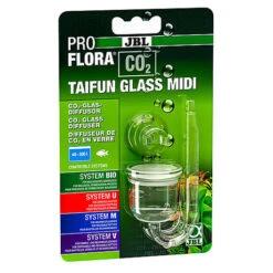 JBL - Diffuseur CO2 Proflora Taifun Glass Midi Pour Aquarium Eau Douce