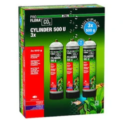 JBL - Bouteilles CO2 Proflora Cylinder 500 U Pour Aquarium - 3x500g