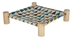 Kerbl - Hamac En Toile Bleu Et Beige Pour Lapin - 38cm