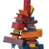 United Bird - Jouet à Suspendre Carré De Bois Pour Perruche - 50cm 1 United Bird - Jouet à Suspendre Carré De Bois Pour Perruche - 50cm -Magasin De Fournitures Pour Animaux De Compagnie 65055
