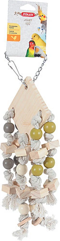 Zolux - Jouet à Suspendre 6 Cordes Pour Oiseaux - 48cm