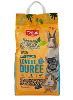 Tyrol - Litière En Granulés Prop'O Bois Croq'Circus Pour Rongeur - 10L