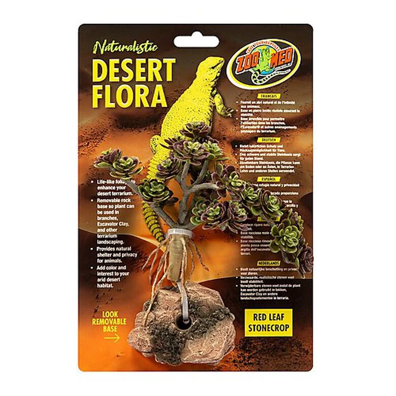 Zoomed -Décoration Artificielle Plante Feuille Rouge Pour Terrarium - 16cm 3 Zoomed -Décoration Artificielle Plante Feuille Rouge Pour Terrarium - 16cm