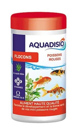 Aquadisio - Aliments Flocons Haute Qualité Pour Poissons Rouges - 1,2L