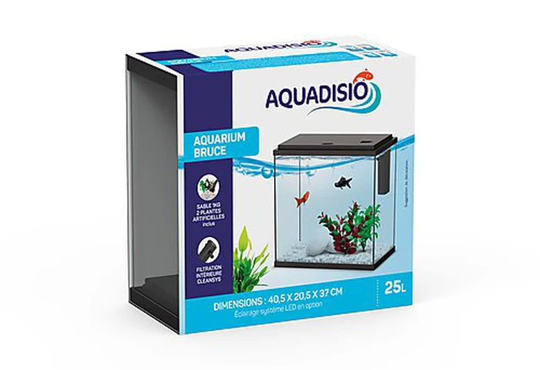 Aquadisio - Aquarium Bruce Équipé Blanc - 25L 3 Aquadisio - Aquarium Bruce Équipé Blanc - 25L