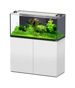 Aquatlantis - Aquarium + Meuble AQUAVIEW 120 Blanc - 278L