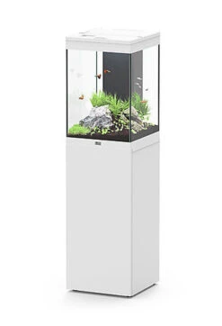 Aquatlantis - Aquarium + Meuble Led équipé AQUA TOWER 96 Noir - 96L