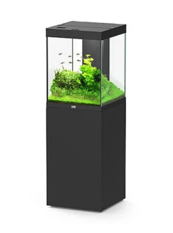 Aquatlantis - Aquarium + Meuble Led Equipé AQUA TOWER 163 Noir - 163L