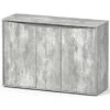Aquatlantis - Meuble SPLENDID 120 Gris Béton Pour Aquarium - 120x40x83cm