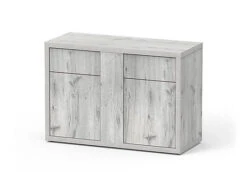 Aquatlantis - Meuble SUBLIME 120 Chêne Blanc Pour Aquarium - 120x50x83cm