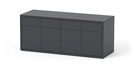 Aquatlantis - Meuble SUBLIME 200 Anthracite Pour Aquarium - 200x70x83cm 3 Aquatlantis - Meuble SUBLIME 200 Anthracite Pour Aquarium - 200x70x83cm