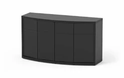 Aquatlantis - Meuble SUBLIME HORIZON 150 Noir Pour Aquarium - 150x54x83cm