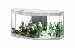 Aquatlantis - Aquarium SUBLIME HORIZON 120 Led Gris Béton - 249L