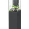 Aquatlantis - Aquarium + Meuble Led équipé AQUA TOWER 96 Anthracite - 96L -Magasin De Fournitures Pour Animaux De Compagnie 72962