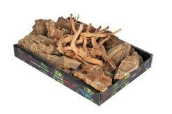 Aquavie - Décoration Vigne Et Pierre Orangé Pour Aquarium