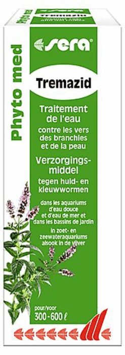 Sera - Traitement D'Eau Phyto Med Tremazid Pour Aquarium D'Eau Douce Et D'Eau De Mer - 30ml