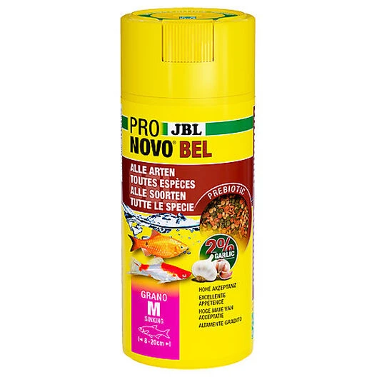 JBL - Aliment En Granulés Pronovo BEL GRANO M Pour Poissons D'Ornement - 250ml 3 JBL - Aliment En Granulés Pronovo BEL GRANO M Pour Poissons D'Ornement - 250ml