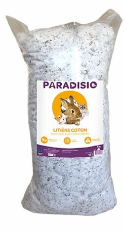 Paradisio - Litière En Coton Pour Rongeurs - 15L