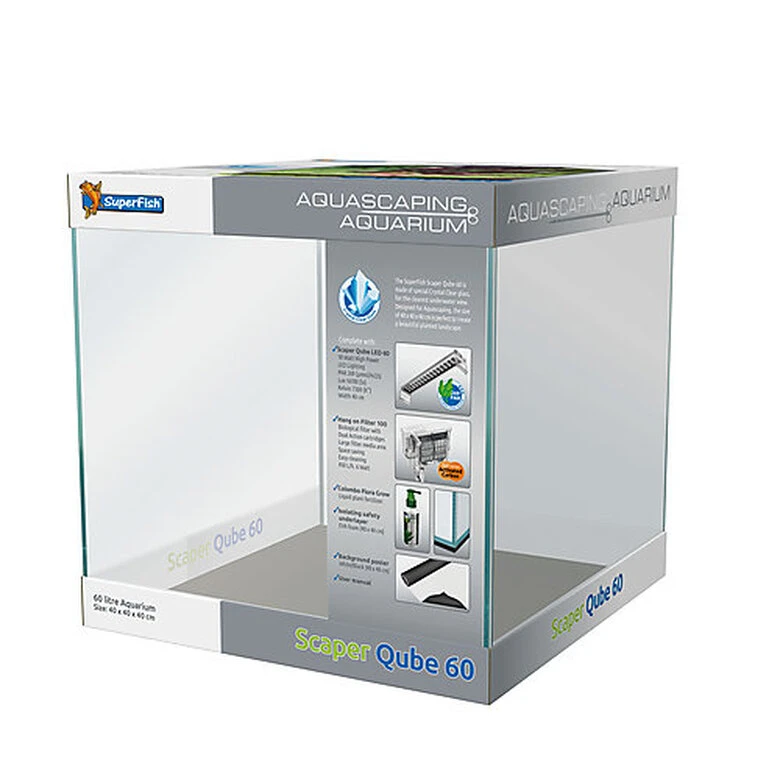 Superfish - Aquarium Scaper Qube 60 - 60L 3 Superfish - Aquarium Scaper Qube 60 - 60L