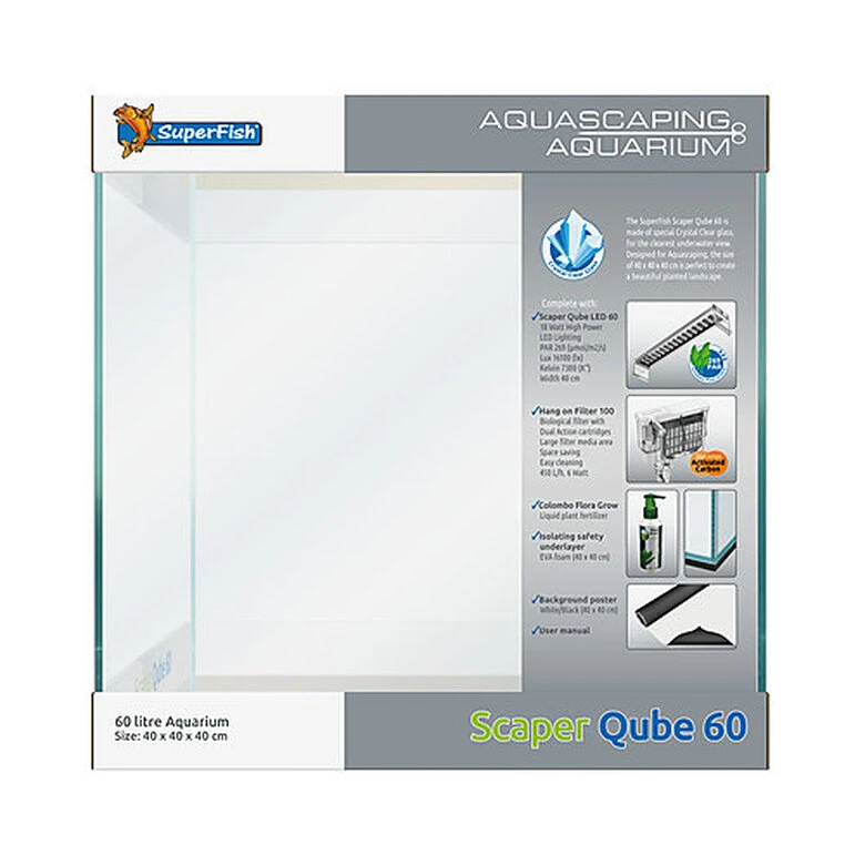 Superfish - Aquarium Scaper Qube 60 - 60L 4 Superfish - Aquarium Scaper Qube 60 - 60L – Image 2